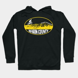 Mountain Biking on Mount Tamalpais Marin County Hoodie